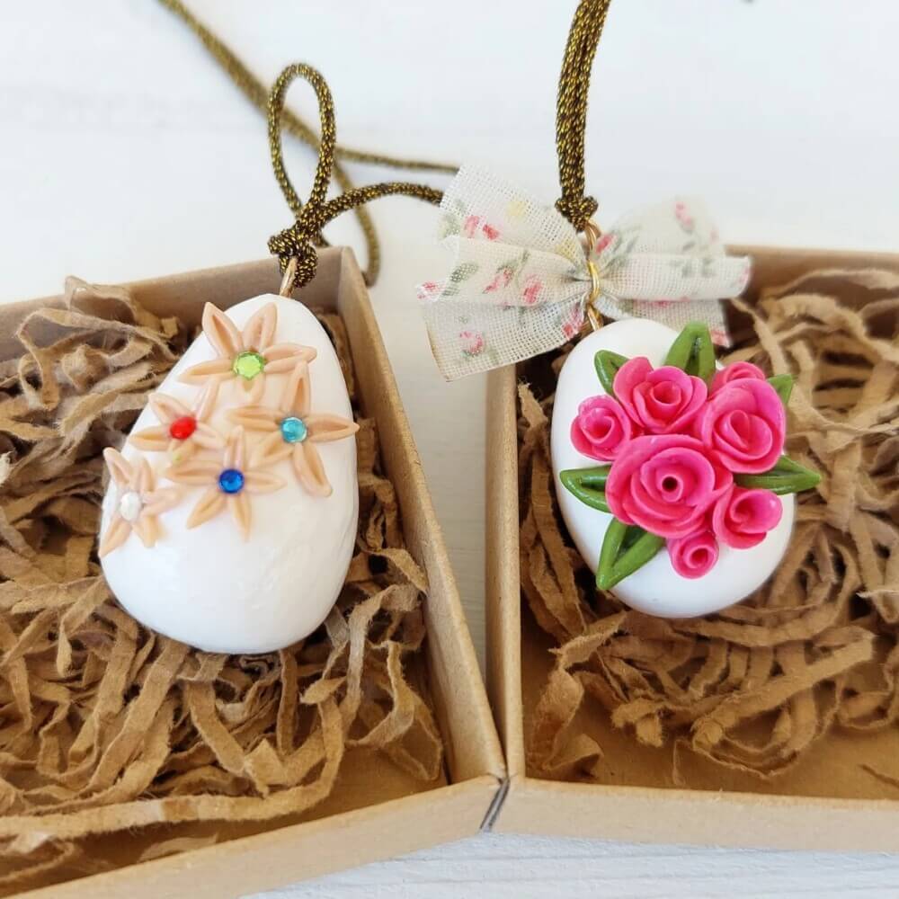 Μενταγιόν λαιμού ”Flower eggs”